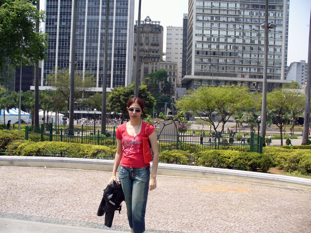 Anna Lygia, filha de Marcia Stávale, em São Paulo - 2007