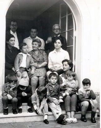 Família de Lucília Stávale e José Luiz Malheiro (foto de 1967)