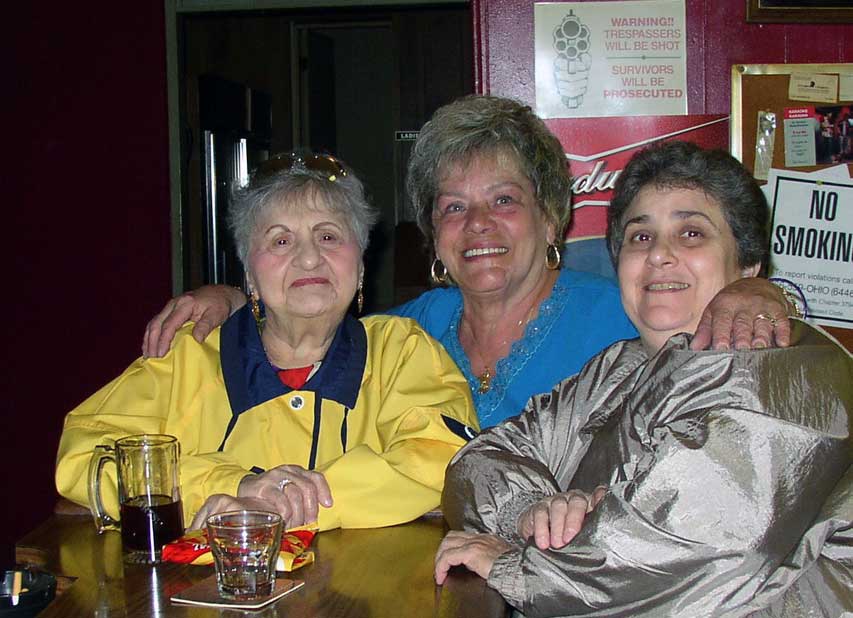 Mary Barbero Stávale, Lois Ruggerio and Theresa Stávale