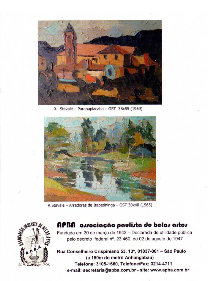 22. Homenagem da ABPA. A homenagem mostra algumas obras do artista Roberto