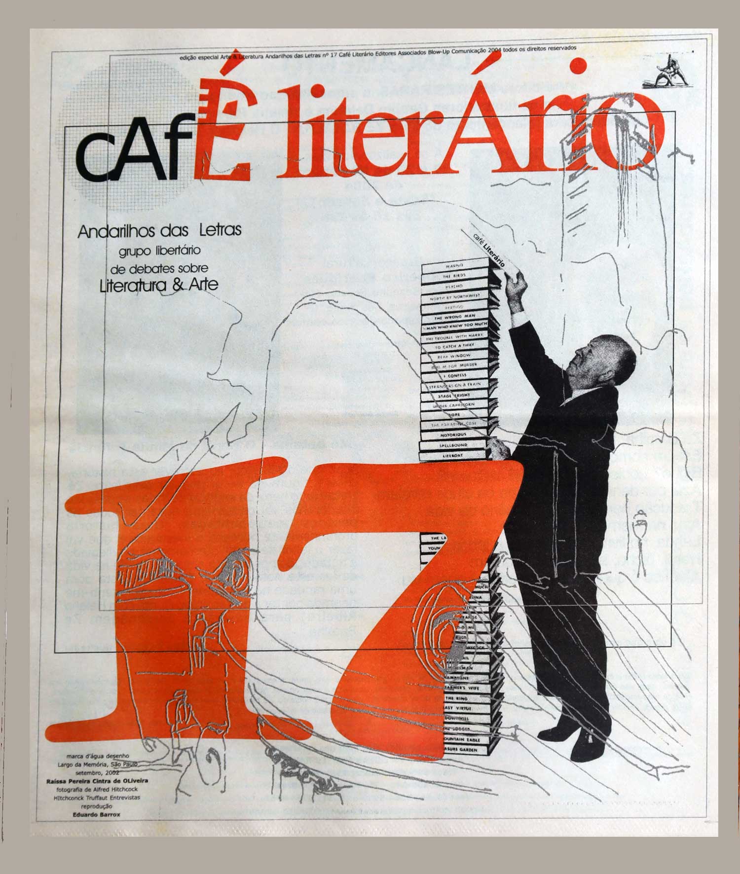 28. Tabloide Café Literário Nº 17, novembro de 2004