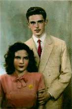 O casal Edgard Stávale e Nelly Vidal